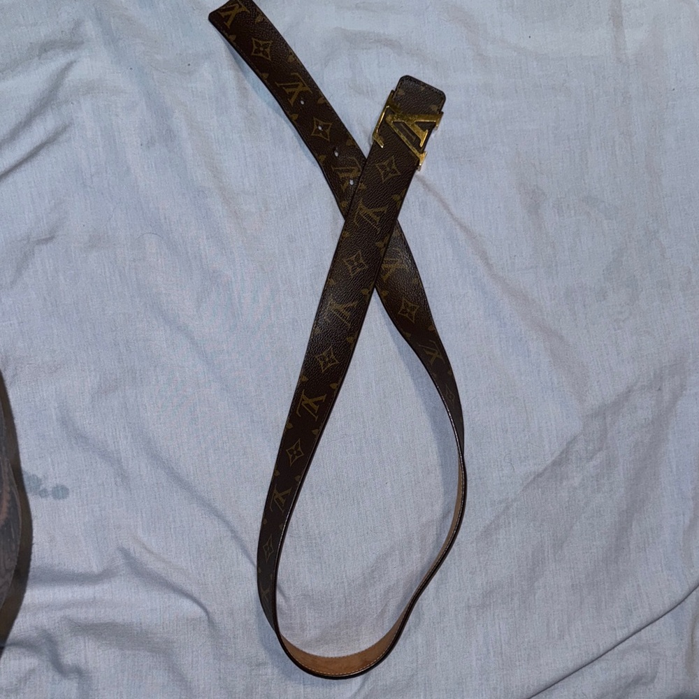 Louis Vuitton Dark Brown Monogram Belt